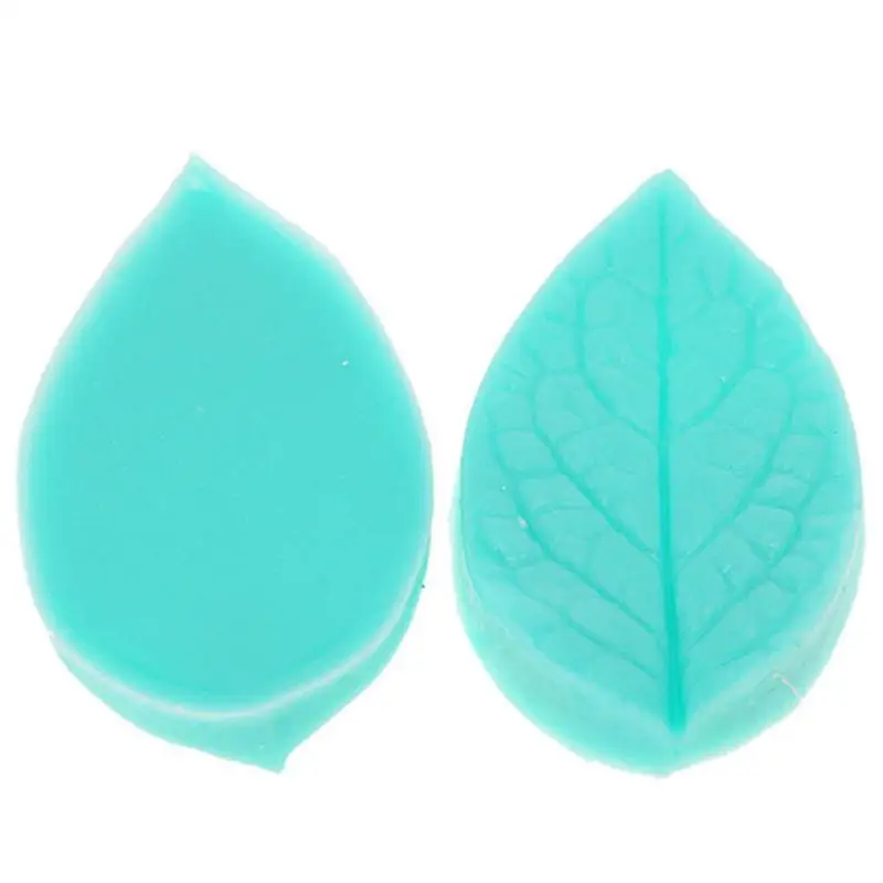 

2pcs Maple Leaf Veiner Silicone Texture Cake Mold Fondant Cake Tool Veining Mold Sugar Fondant Tool 3D Leaves Cake Mould