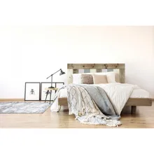 Cabeceros Relax&Wood, Cabecero Crooked Forest combinado - 80x60cm - 200x80cm, madera, decoracion, hecho a mano