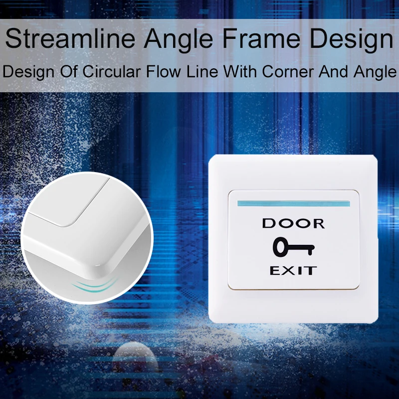 Eseye Door Exit Release Button Push Switch For Access Control System Electric Door Lock NO COM Sensor Switch Access Push Button Eseye Door Exit Release Button Push Switch For Access Control System Electric Door Lock NO COM Sensor Switch Access Push Button
