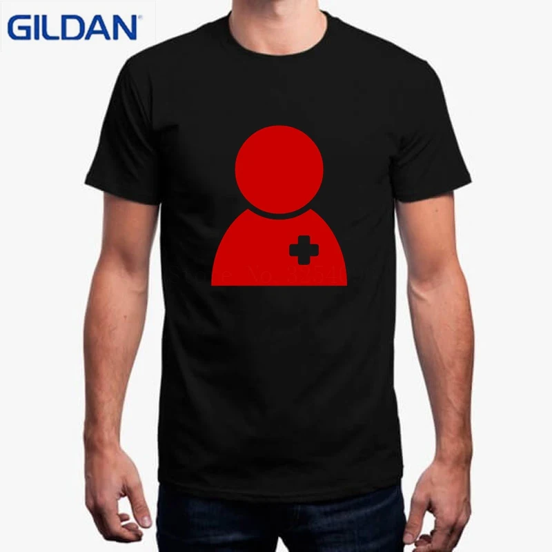 Забавная Мужская футболка для Camisetas De Superman Doctor Icon Красная модная летняя с