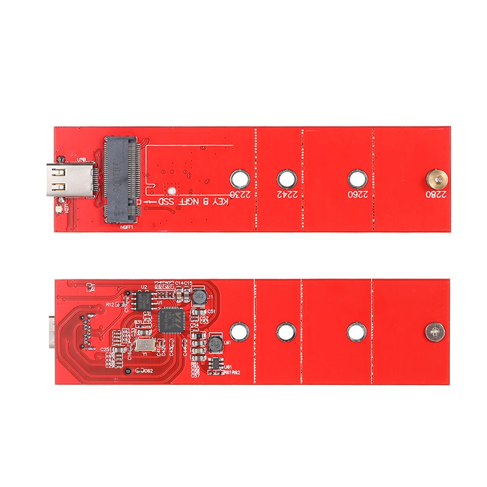 Корпус SSD USB3.1 Type C NGFF(M.2) 10 Гбит/с портативный внешний твердотельный накопитель