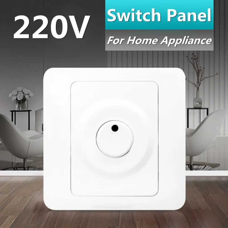 

220 V Push Button Switch For Lighting Electronic Energy Saving Time Delay Timer Touch-Switch Panel For LED Light 86mmX86mm