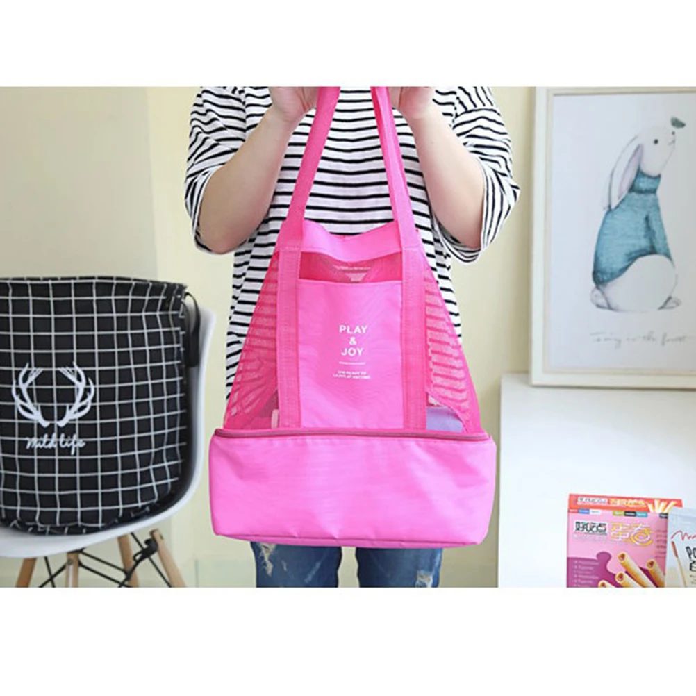 

Useful Nontoxic Durable Convenient Picnic Cooler Bag Thermal Insulation Bag Portable Picnic Handbags