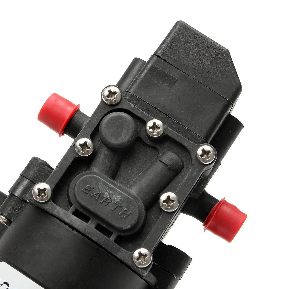 Прочный DC 12 V 130PSI сельскохозяйственный Электрический водяной насос черный