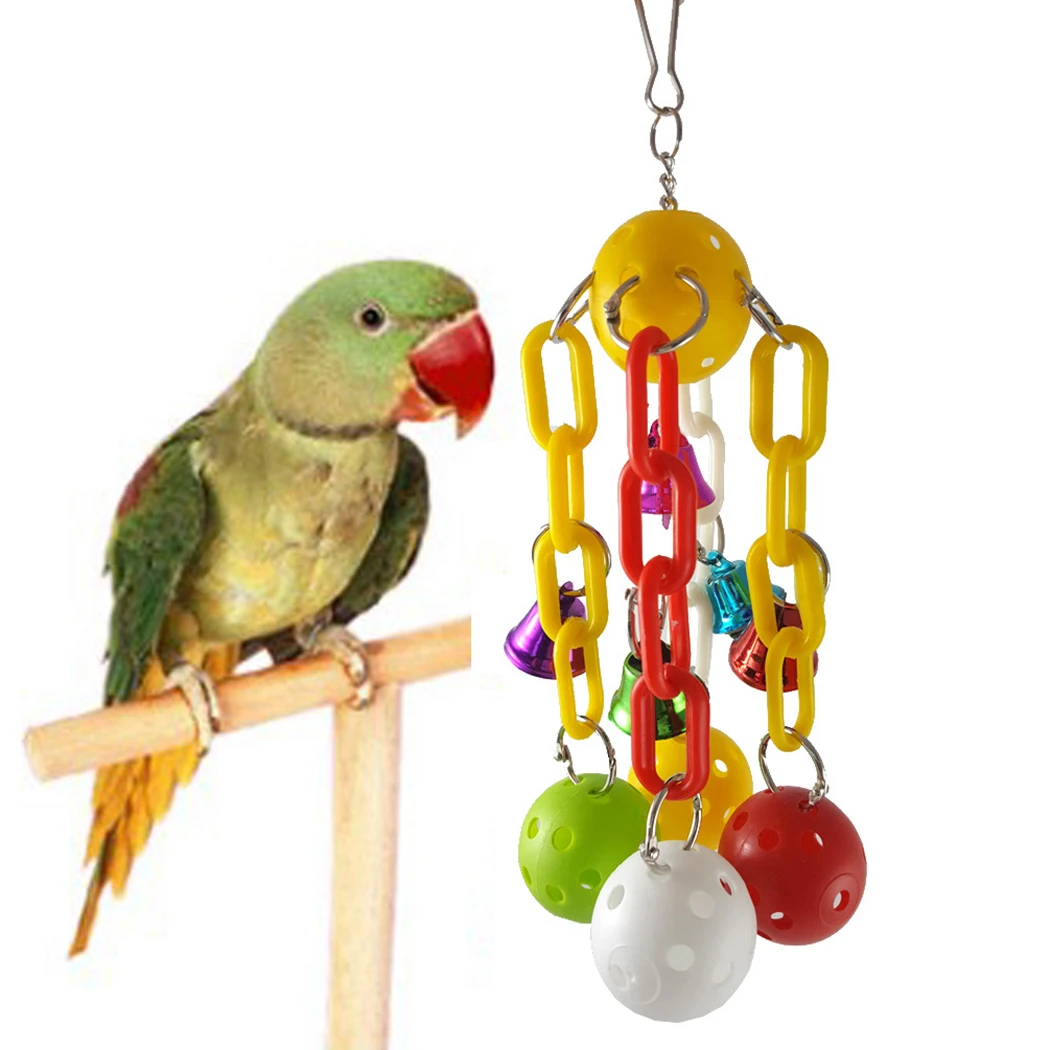 100 Pcs Di Plastica Giocattoli Pappagallo C-Clips Ganci Catena C-Link Zucchero Glider Rat Pappagallo Di Giocattoli In Uccelli, Accessori Chew Toy Drop