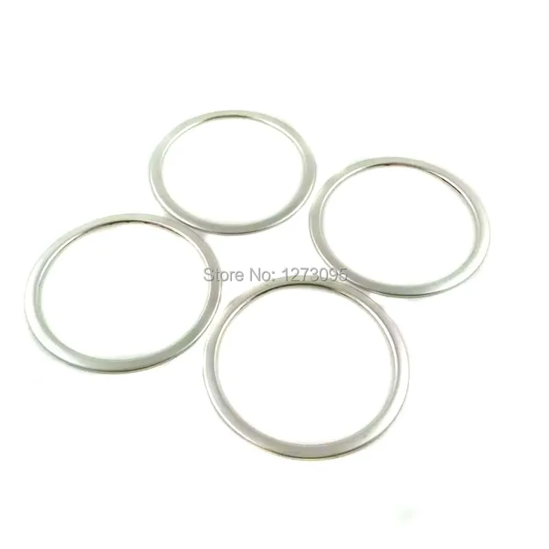 

For BMW X1 2016 Stainless Door Stereo Speaker Ring Frame Cover Interior Audio Protector Cover Sticker Car Styling Accessories