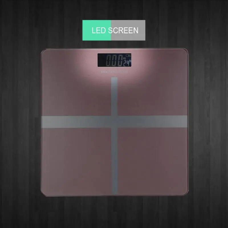 180 кг шкала жира тела высокая точность цифровой ЖК-дисплей подсветка температуры дисплей вес тела весы Закаленное Стеклянные весы для ванной