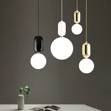 Modern Milk Globe Glass Pendant Lights For Dining Room Bar Restaurant Deco Kitchen Room Hanging Pendant Lamp Fixtures