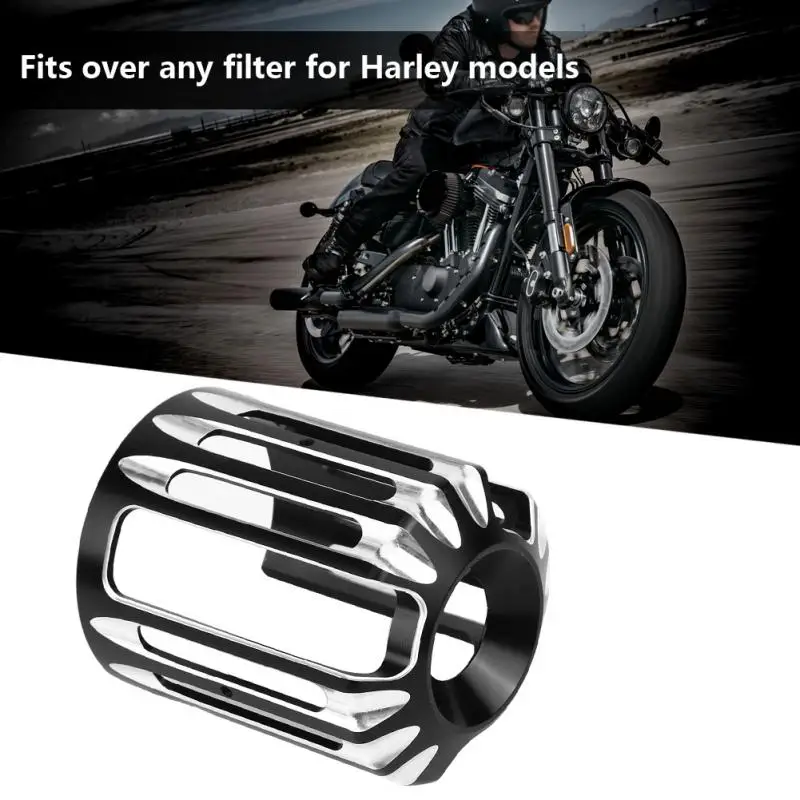 

CNC Aluminum Motorcycle Oil Filter Cover Universal for Harley Sportster XL 883 Dyna Softail Touring Oil Filter Cover
