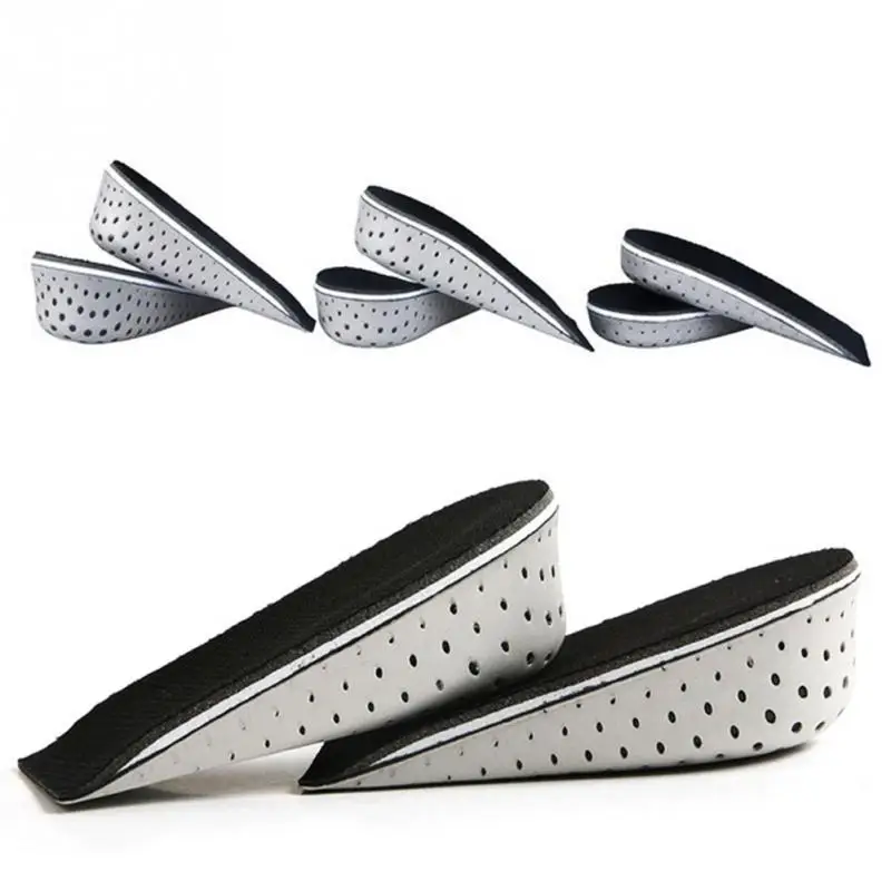 

Womens Men shoes Pad Lift Insole Heel Insert Height Increase Cushion Elevator Taller