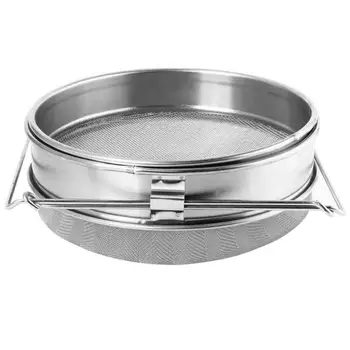 

Honey Tool Stainless Steel Bilayer Honey Filters Strainer Network Screen Mesh Filter Beekeeping Tools Honey Tools
