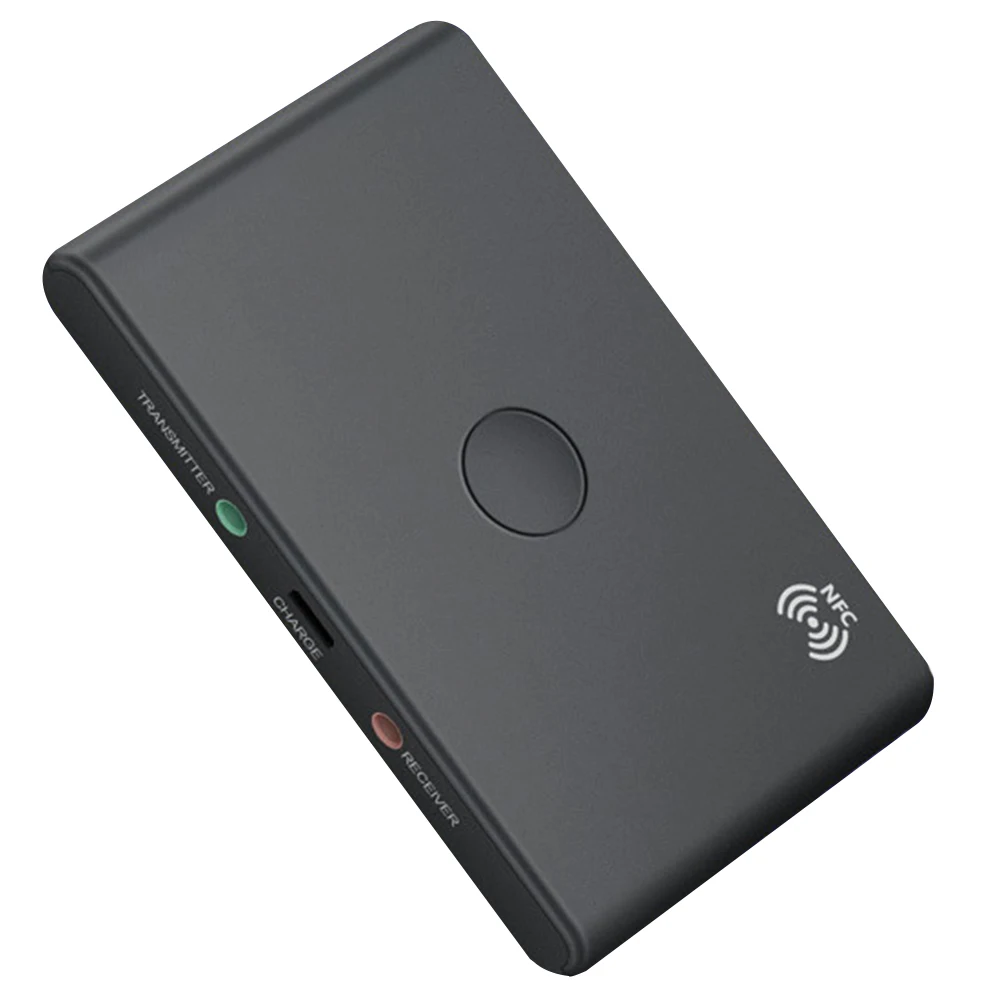 

TX6 Bluetooth Music Receiver Transmitter 2-In-1 with NFC Functions 3.5mm Jack AUX Stereo Wireless Adapter Built-in Battery #1112
