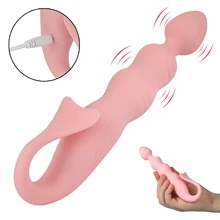 10 Speed Charging Anal Beads Dildo Vibrator Butt Plug G spot Prostate Massage Stimulator Vibrator Sex