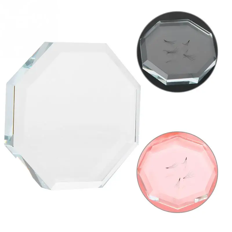 Glass Eyelashes Extension Adhesive Glue Grafting Pads Makeup Tool Pallet Stand | Красота и здоровье