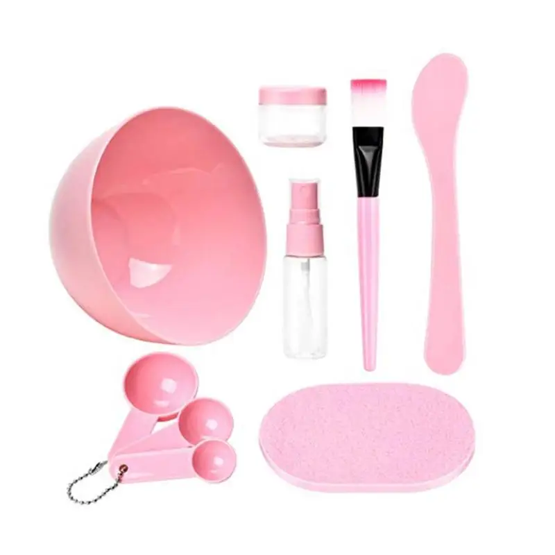 

Mask DIY Facial Care Cosmetic Case Medium 9-in-1 Mask Bowl Set Multi-functional Beauty Tools For High Quality Continuous Use