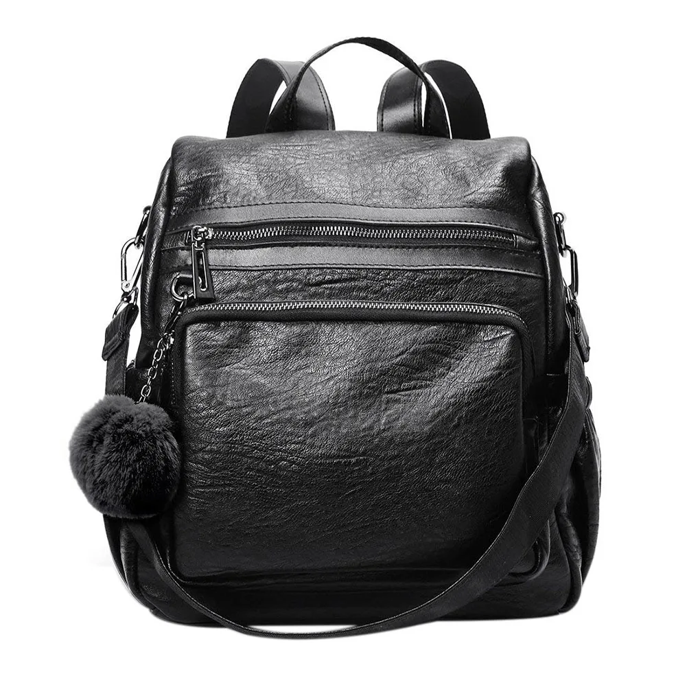 

TFTP-Purse for Women PU Leather Fashion Travel Detachable Convertible Ladies Shoulder School Bag