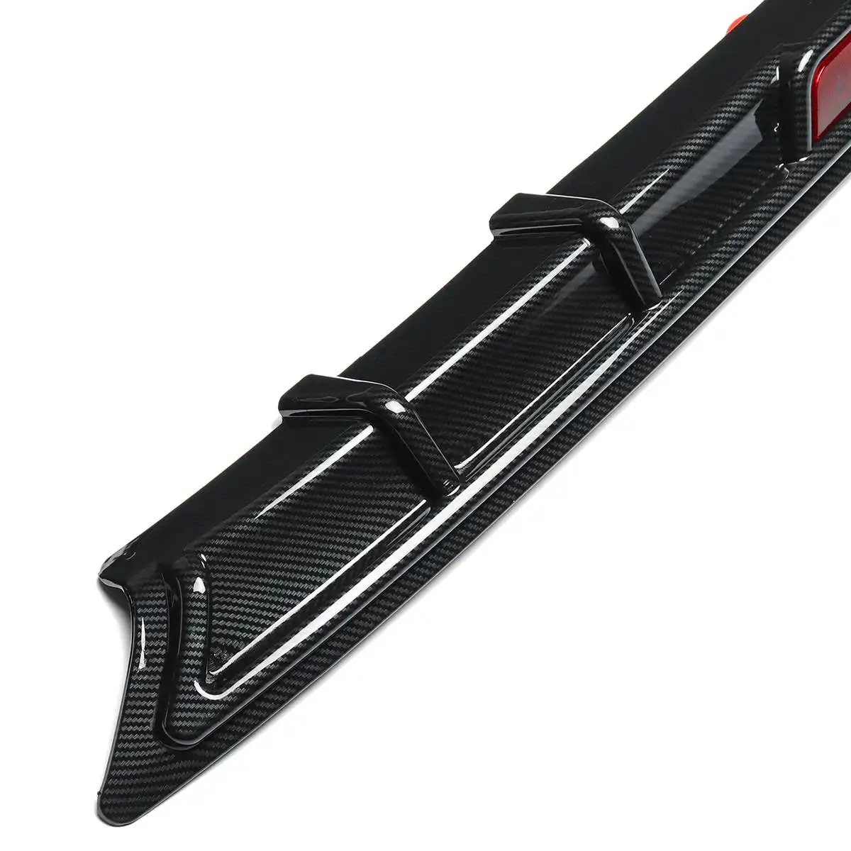 Difusor de labios para parachoques trasero Kit de carrocería para Auto partes exteriores falda negra alerón para Honda para Accord 10th 2018 Coche parachoques