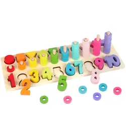 Детские развивающие игрушки математические 3 In1 логарифмические цифры пазл математические наборы для детей подарок на день рождения