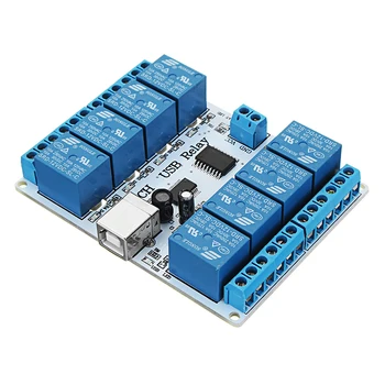 

12V DC USB 8 Channel SPDT Relay Module SRD-12VDC-SL-C