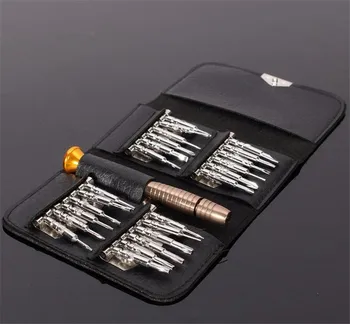 

DANIU 25 in 1 Multi-purpose Precision Screwdriver Wallet Set Repair Tools For Most Digital Products
