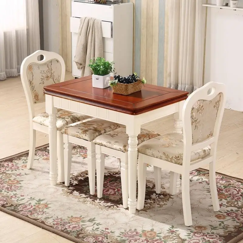 Pliante Kitchen Set Piknik Masa Sandalye Comedores Mueble Tisch A Langer Redonda Wood Desk Comedor Mesa Bureau Dining Room Table