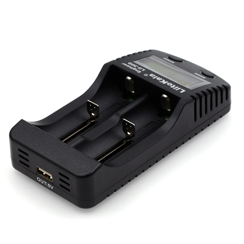 Liitokala Lii-300 Lcd Display Battery Charger For 18650 26650 14500 10440 17500 1.2V Aa Aaa Ni-Mh Battery,Detection 3.7V Batte