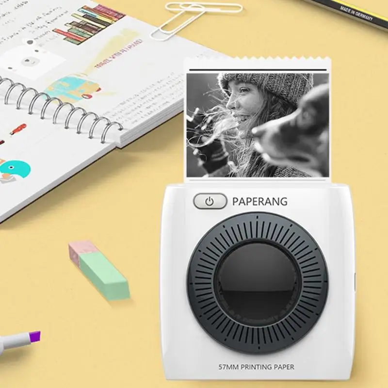 Портативный PAPERANG P2 карманный мини Bluetooth принтер Телефон фото беспроводное