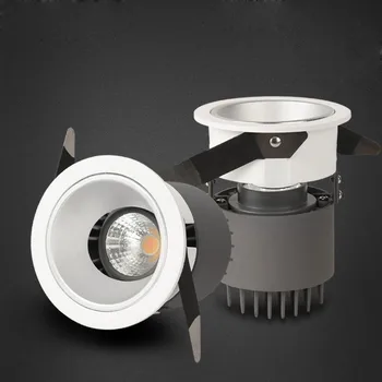 

10pcs NEW CREE LED Cob Hotel Downlight Dimmable 7W 12W 20W 30W Embedded Wall Washer Ceiling Living Room Antiglare Spot light