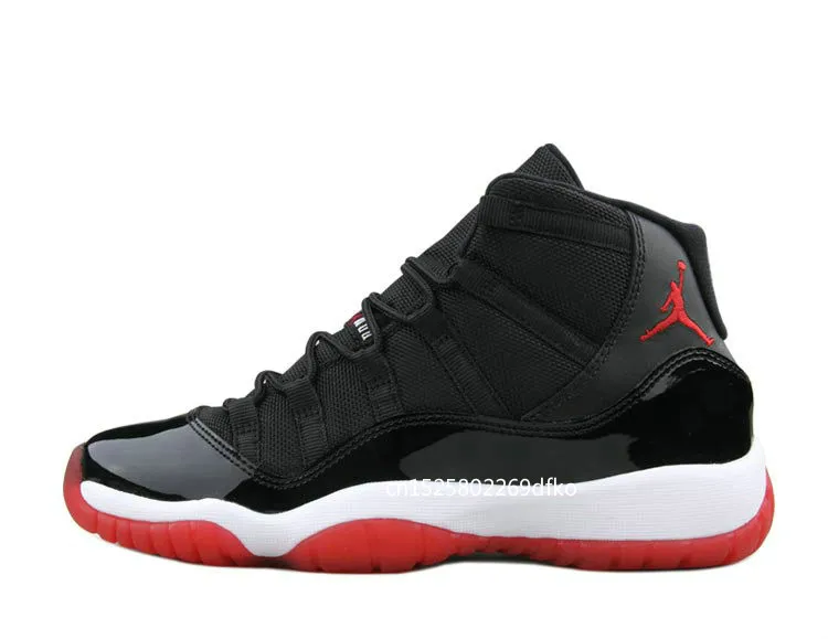 Jordan Air Retro 11 XI  Platinum Tint Basketball Shoes Gym Red Cap and Gown Black Heiress Bred High men sports Sneaker 41-46