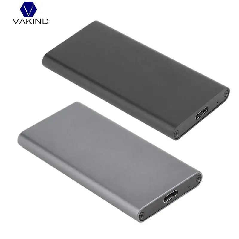 

VAKIND 1Pcs mSATA SSD to USB 3.1 Type-C Converter 10Gbps High Speed Adapter Enclosure Case Hard Disk Drive Box