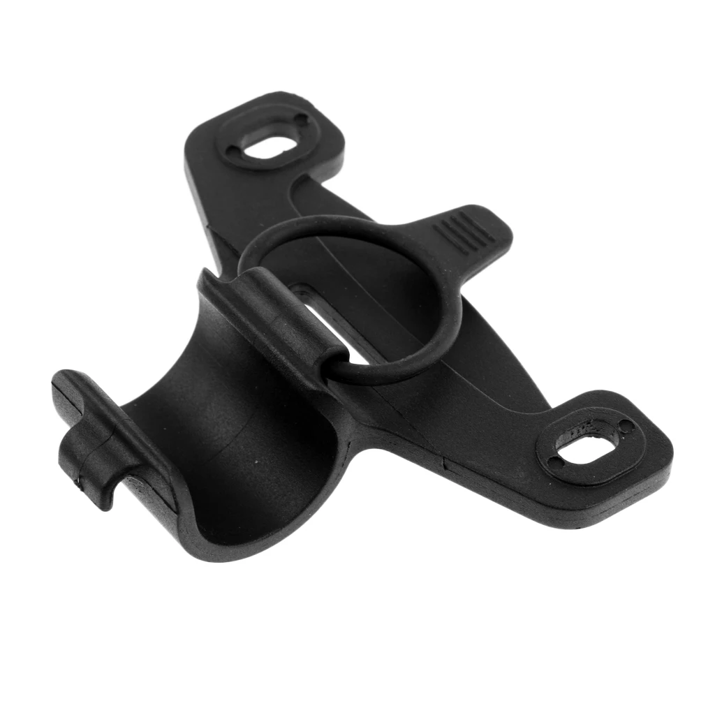 

Nylon Plastic Compact Bike Cycling Air Pump Inflator Fixing Frame Holder Mount Clip Black