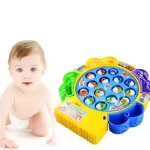 Fishing Game Toy Set Music Rotating Board 4 Fishing Poles Game for Children YJS Dropship connect 4 classic grid board game toy