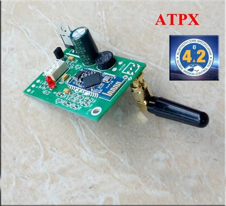 Bluetooth 4 2 APTX DAC плата аудио приемник без потерь HIFI поддержка аналогового