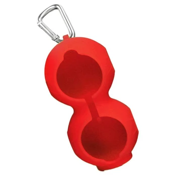 

Golf Ball Cover Silicone 8-Shape Sleeve Protective Keyring Sport Accessories Golf Silicone case can be Hung on The Belt
