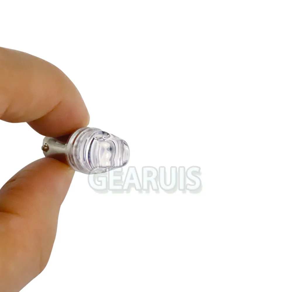 100 шт. T4W BA9S 3D объектив 3 smd 2835 светодиодный габаритный фонарь автомобильный