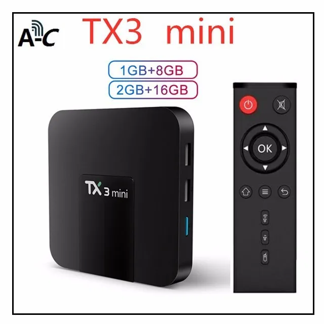 

Tx3 Mini Smart Android 7.1 Tv Box 1gb 8gb 2gb 16gb Amlogic S905w Quad Core Set Top Box H.265 4k 2.4g Wifi Media Player