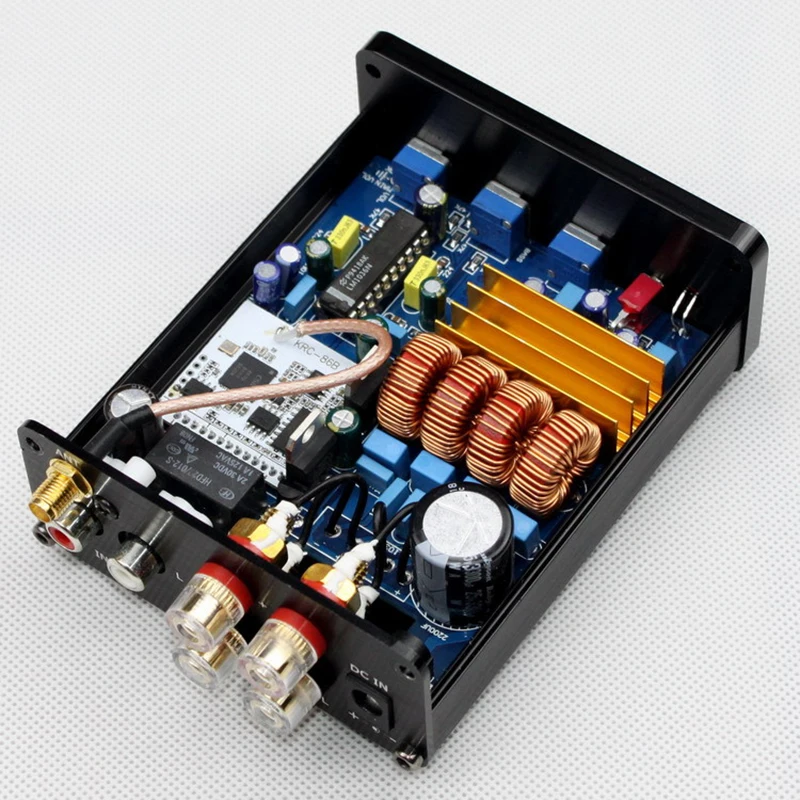 Класс D AMP TPA3116 + LM1036 Регулировка громкости Bluetooth цифровой усилитель мощности DC18 24V
