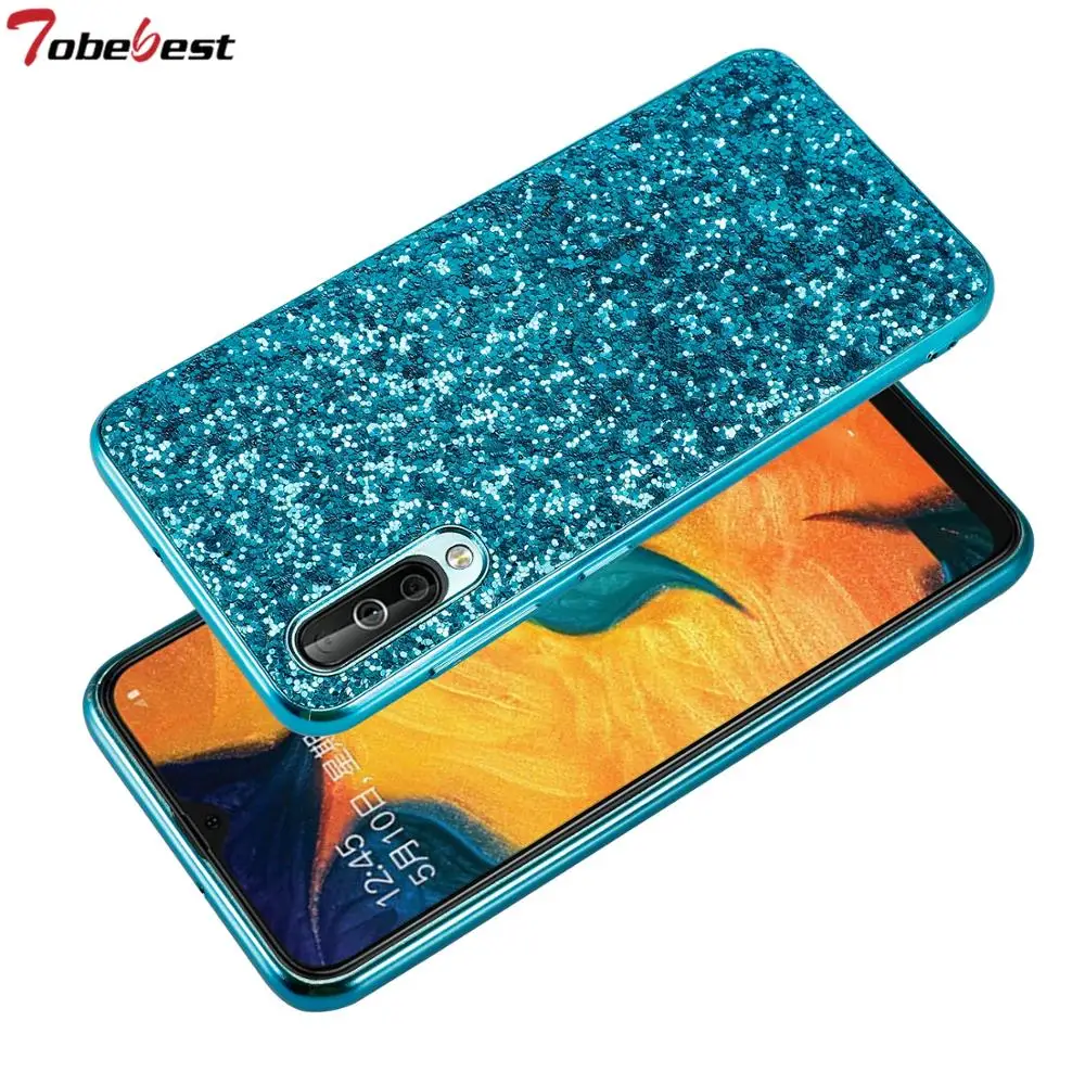 

Fashion Glitter Case For Samsung Galaxy A70 A50 A40 A30 A10 Phone Cases Shinning Bling Sequins Back Cover for Samsung A70 A50