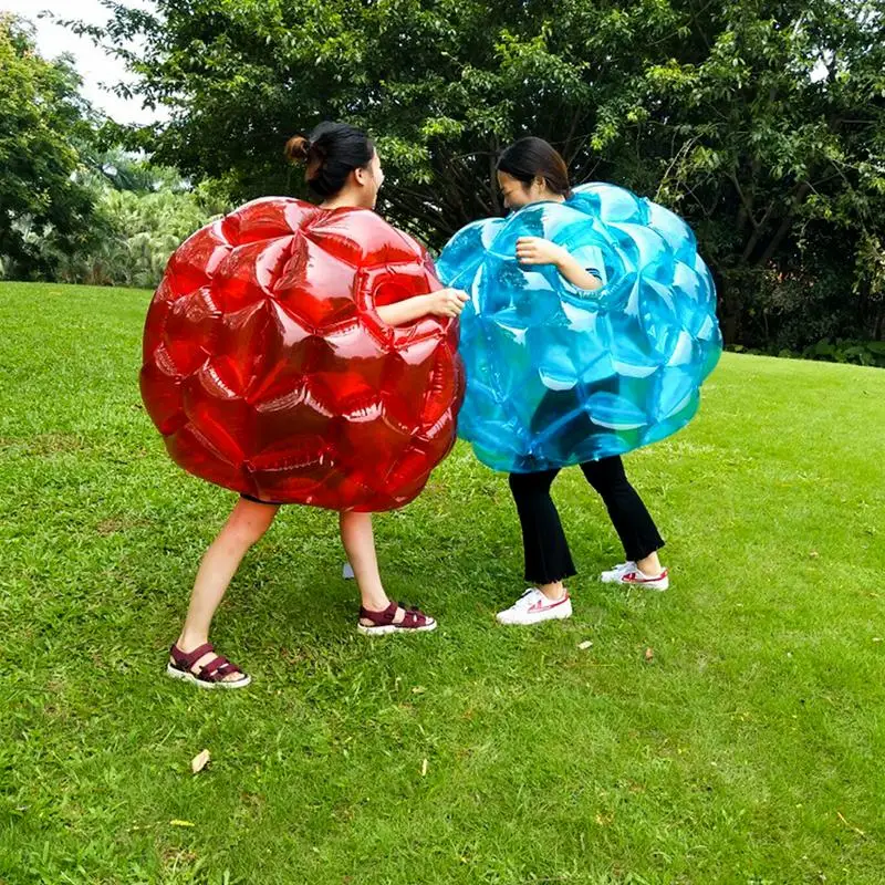 

60CM Inflatable Bubble Bumper Balls Body Collision Bumper Ball PU Friendly For Kids Outdoor Activity Body Punching Ball New
