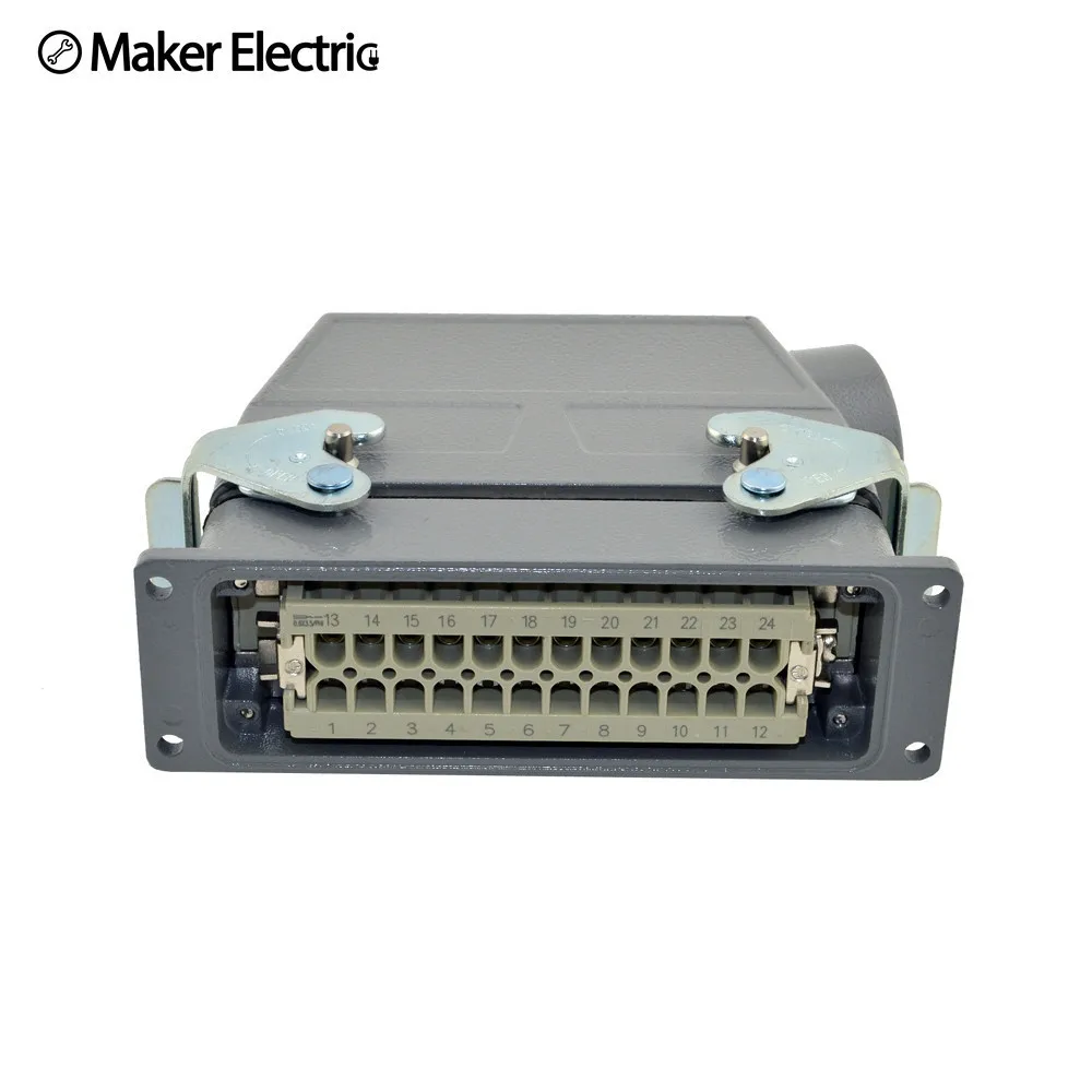 

MK-HE-024-1H series cheap waterproof male female 24 pin industrial amphenol heavy duty connectors