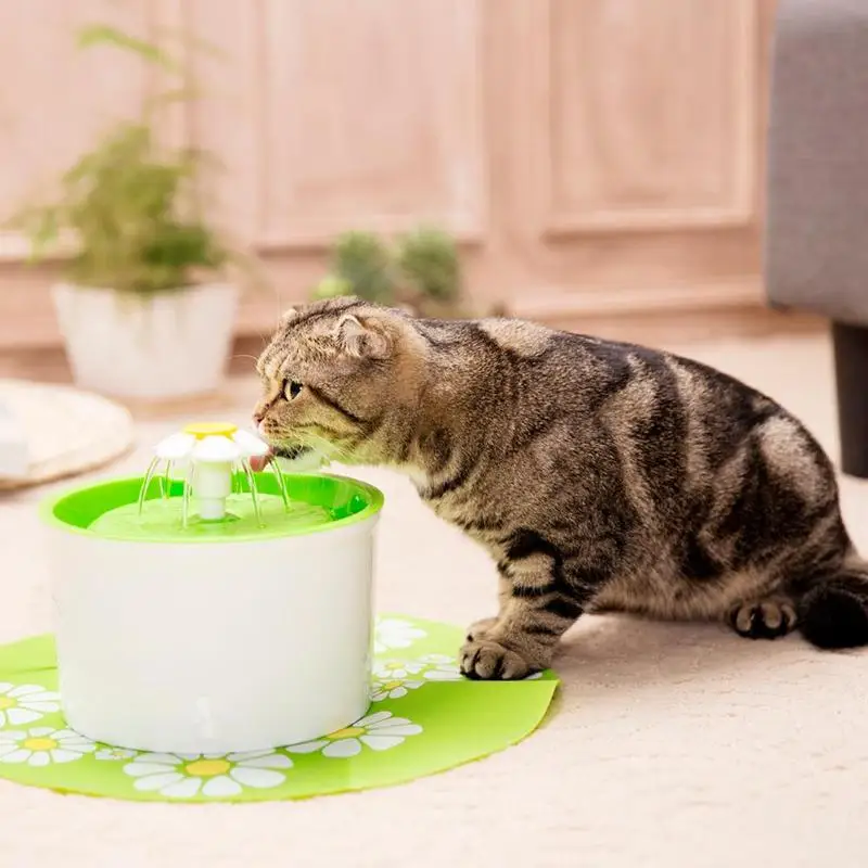 1.6L миска для воды для собак с круговыми фонтанами Автоматическая электрическая миска для питья кошек диспенсер для питья посуды фильтр для питья домашних животных