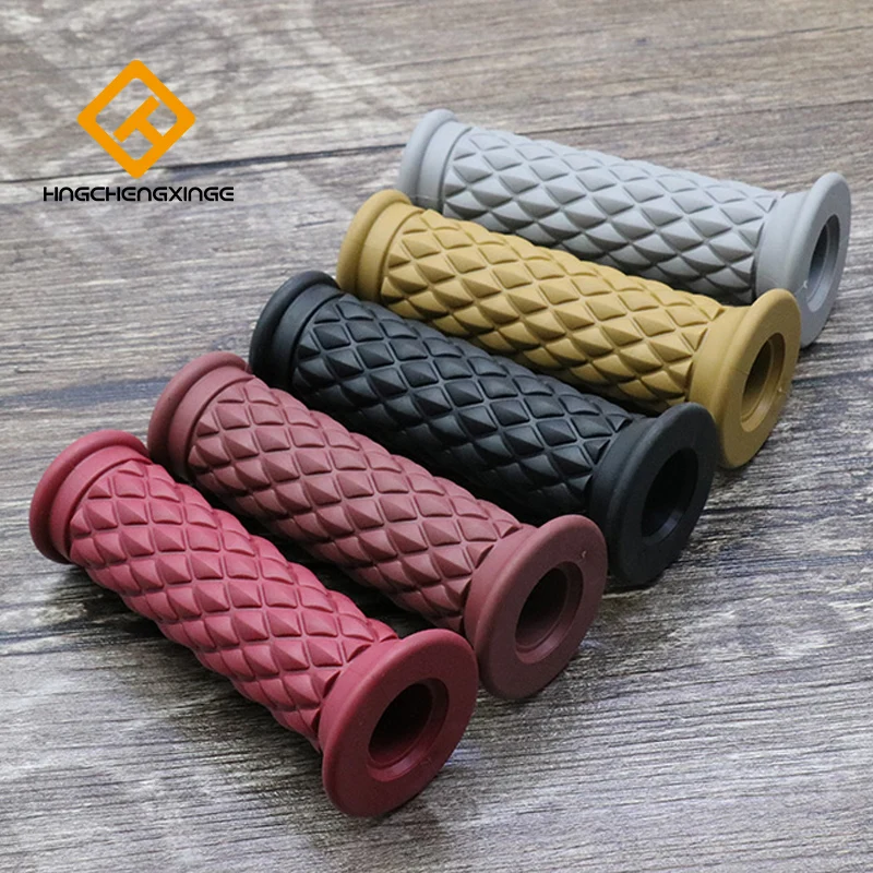 

Motorcycle handle grips Motorbike handlebar grips Smooth Soft Rubber universal 7/8" 22MM