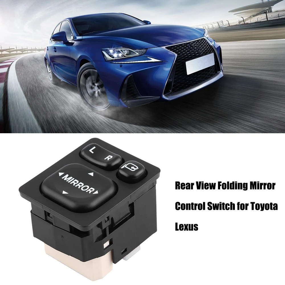Автомобильный складной зеркальный переключатель заднего вида для Toyota Lexus 84872 52040
