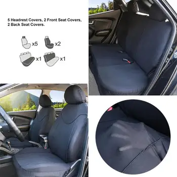 

9pcs/set Autocovers Universal Car Seat Cover Breathable Covers in The Car Auto Front Back Anti-Dust Cover Seat Protector