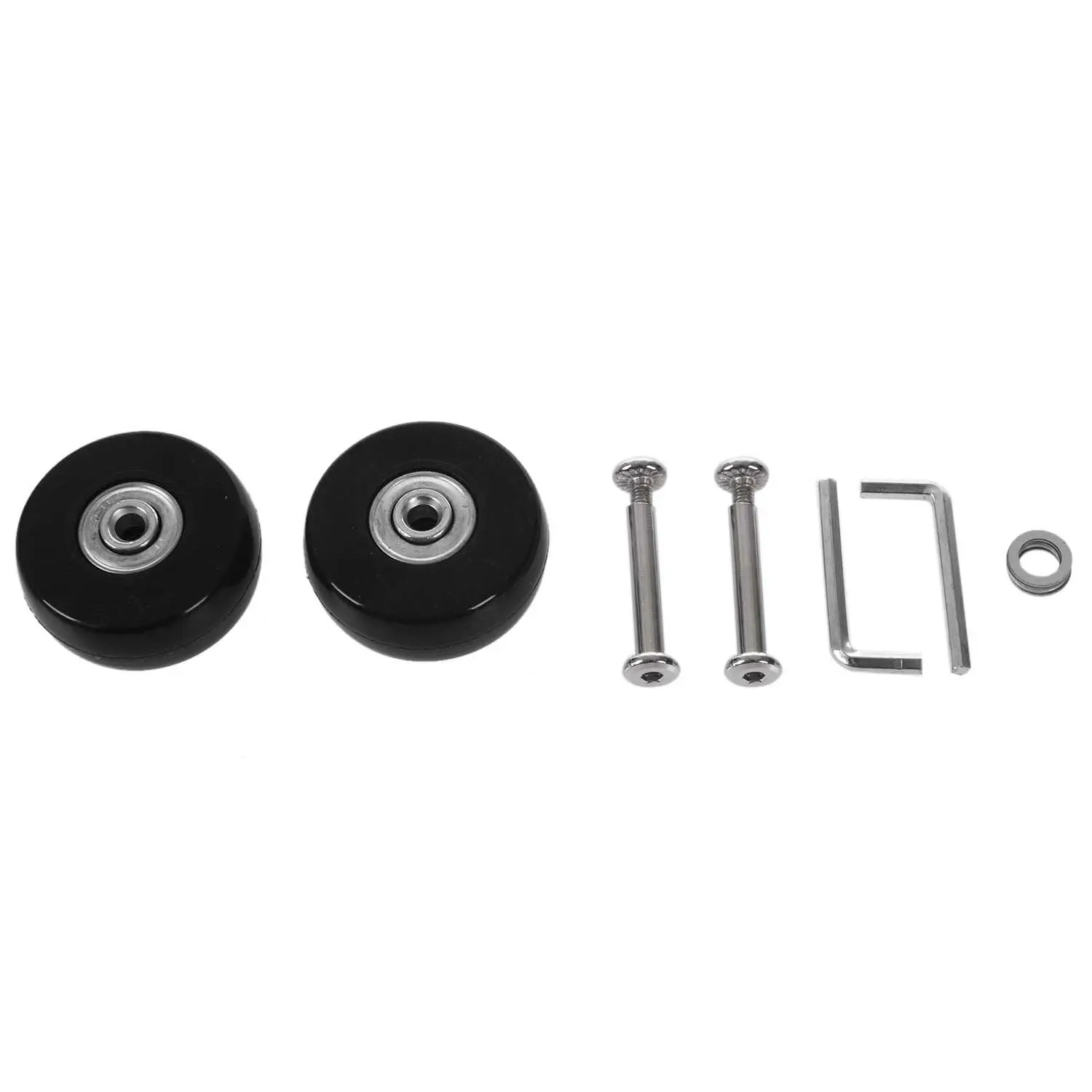 

2 Sets of Luggage Suitcase Replacement Wheels Axles Deluxe Repair Tool 50*20*6.1 mm