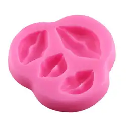 Форма губ силиконовые формы форма для выпечки торт декоративное устройство для шоколада форма для мыла или выпечки Трафареты Кухня