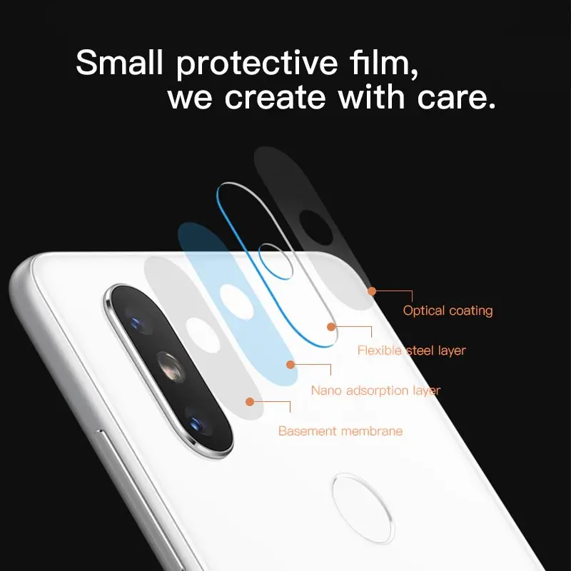 Объектив камеры закаленное стекло для Redmi Note 5 Pro 4X 6 Полное покрытие стеклянная