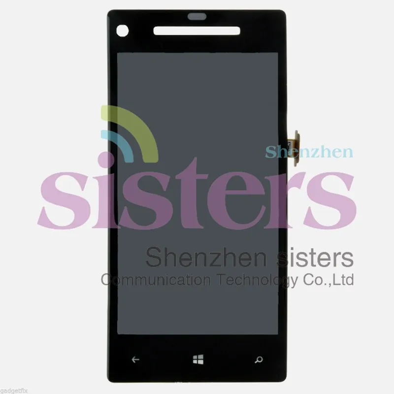 HTC0038 Front LCD Display Digitizer Touch Screen Assembly Parts For Windows Phone HTC 8X