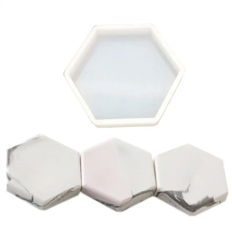 

Silicone Mould Nordic Geometry Style Mould DIY Crystal Epoxy Octagonal Table Set Mold High Mirror Plaster Aromatherapy Car Decor