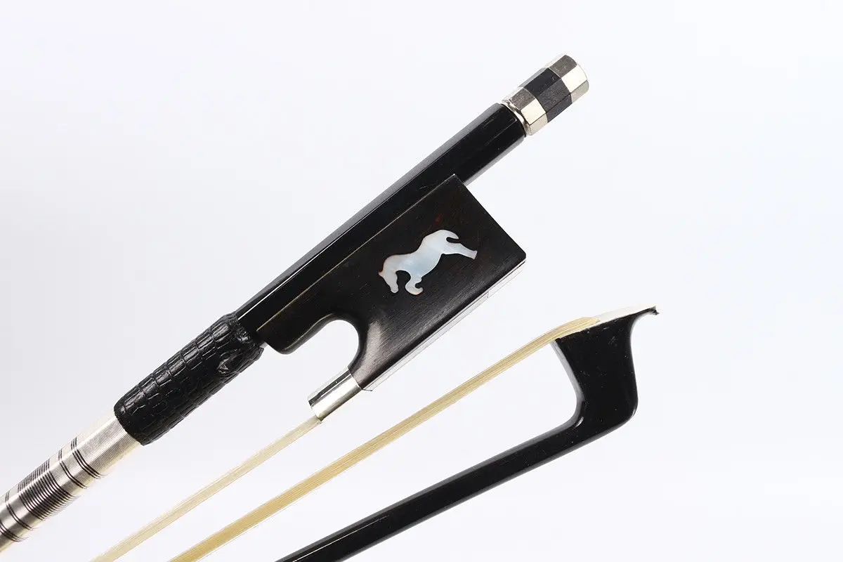 

Free Shipping!1pcs 4/4 violin Bow Carbon fiber NaturalHorseTail Great Balance